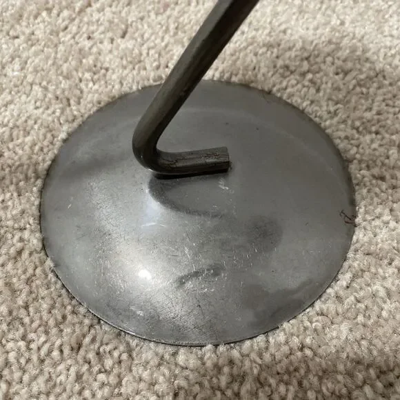 VTG 1980s 90s Postmodern Rebar Man Candle Holder running taper memphis wiggly - Picture 3 of 8